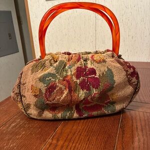 Vintage Empress Tapestry Carpet Bag